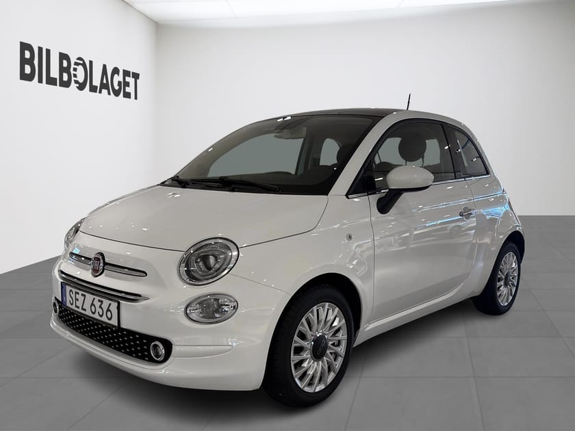 Bild 1 av Fiat 500 Lounge 1.2 69hk S&S (Glastak,Parksensor,Ac)