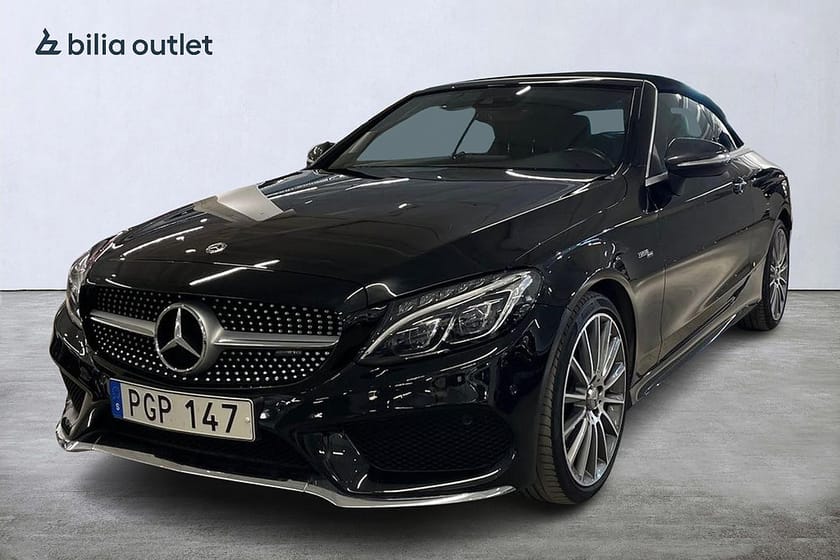 Bild 1 av Mercedes-Benz C 250 Cabriolet AMG Line B-Kam / Navi / Burmester / Skinn