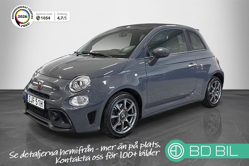 Bild 1 av Abarth 595C 1.4 T-JET AKRAPOVIC SKALSTOLAR VÄLSERVAD EN BRUKARE