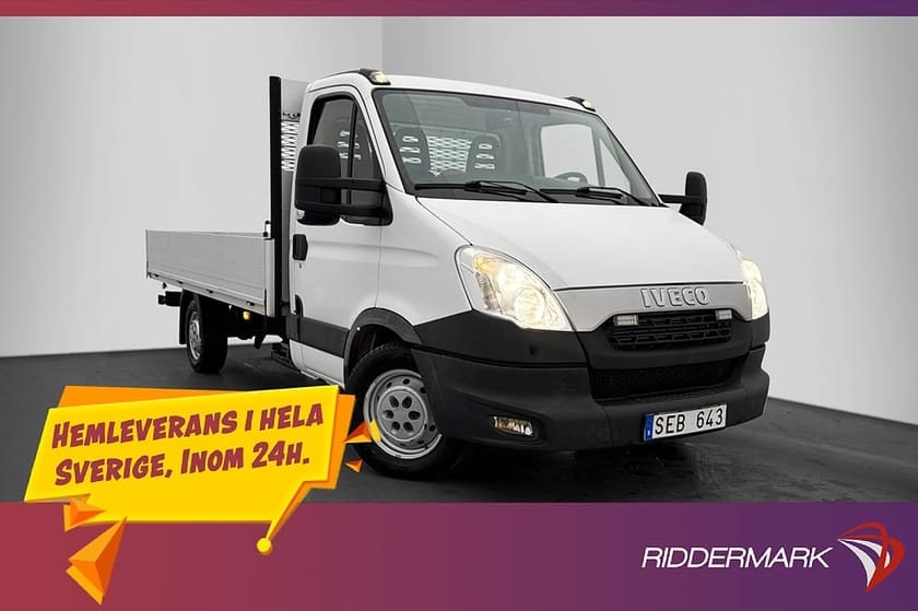 Bild 1 av Iveco Daily 35C14 NP Chassi Cab 3.0HPI FLAKBIL M-Värmare B-Kamera Moms 5159MIL
