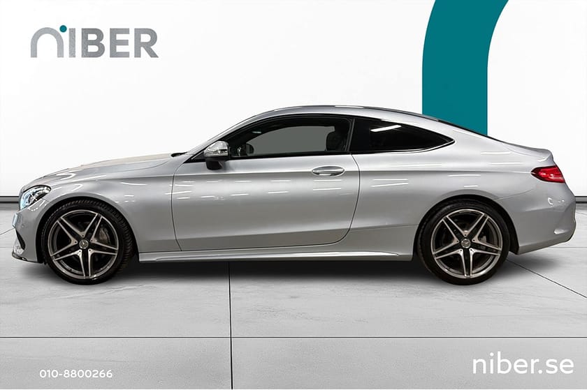 Bild 2 av Mercedes-Benz C 220 d Coupé 9G, AMG, Värmare, Burmeister