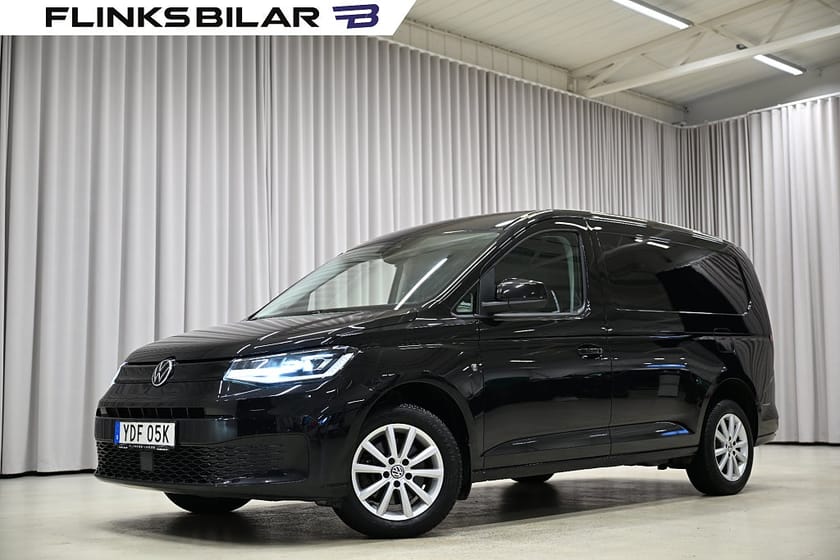 Bild 1 av Volkswagen Caddy Cargo Maxi DSG 122HK Nedlackad|LED|ActiveInfo|Backkamera|Leasbar
