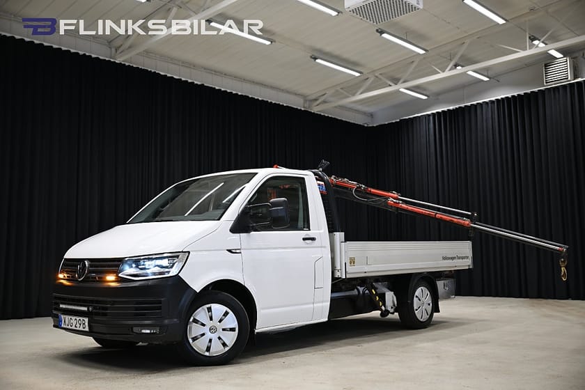 Bild 1 av Volkswagen Transporter Chassi Cab 4Motion 150HK Kranbil Flak Leasebar