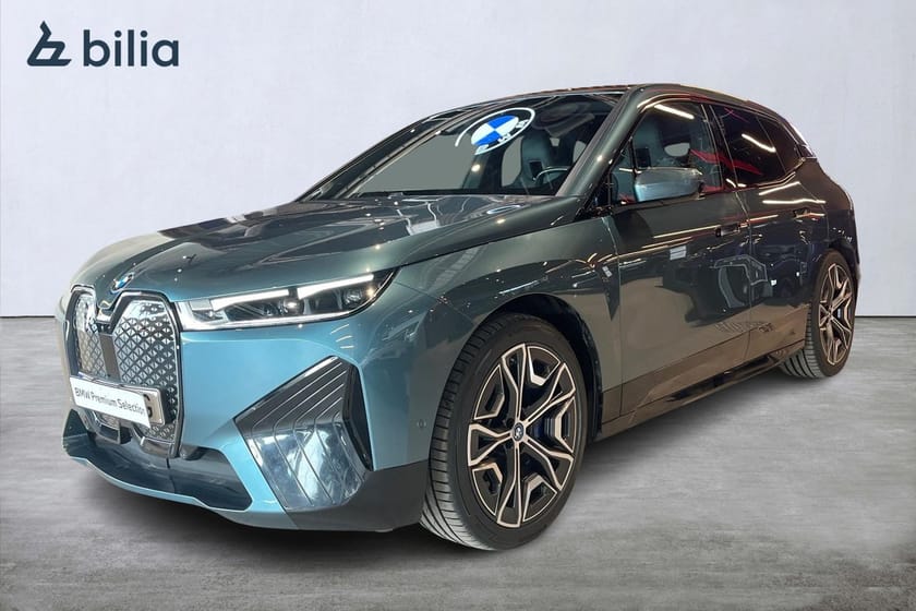 Bild 1 av BMW iX xDrive50 Sportpaket/H/K/Laser/Drag/Adaptiv fart/Rattvär
