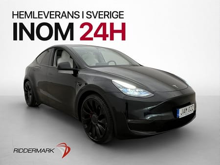 Tesla Model Y Performance AWD Ljus Interiör Moms Pano Kamera