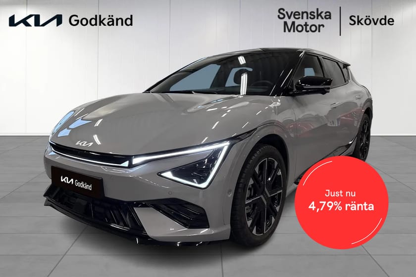 Bild 1 av Kia EV6 GT-Line AWD  LONGE RANGE 20-tum I Taklucka I Meridian I 360-kamera I HUD 4,79% Kampanj ränta