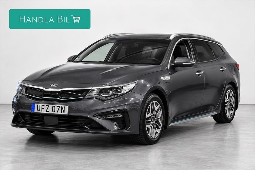 Bild 1 av Kia Optima Sport Wagon Plug-in Hybrid SW Pluspaket 2 Pano H/K 360° Rattv Drag 205hk