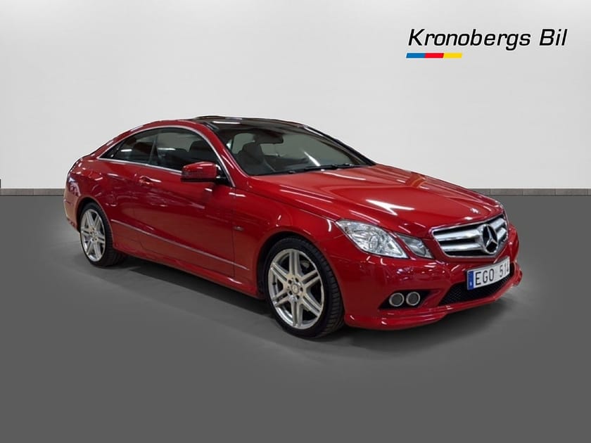 Bild 3 av Mercedes-Benz E 220 CDI Coupé BE 170hk AMG-Paket Panorama Sv-Såld Manuell
