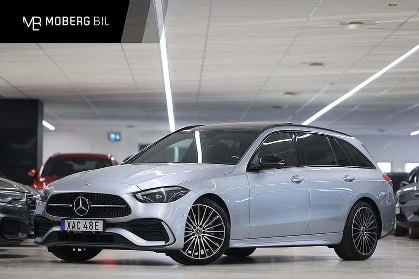 Bild 1 av Mercedes-Benz C 220 T d 4MATIC 4M 200hk AMG Night Pano Burmester