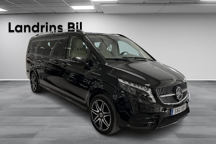 Bild 3 av Mercedes-Benz V 300d 4MATIC 3.2t 300 Extra Lång 7-Sits AMG-Line / LYXSÄTEN