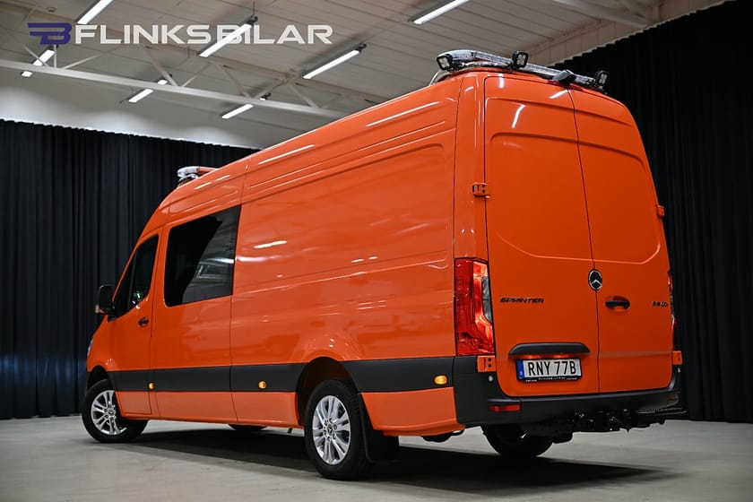 Bild 5 av Mercedes-Benz Sprinter 319 CDI Panel Van Maxi|Automat|Servicebil|Dubbelhytt|Inredd|SeUtr!