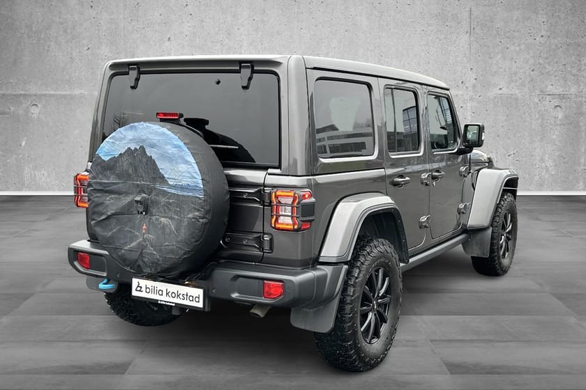 Bilde 3 av Jeep Wrangler Unlimited 4xe Ladbar Hybrid,RUBICON,ACC,H-Feste,Kamera,LED,S&V-Hjul