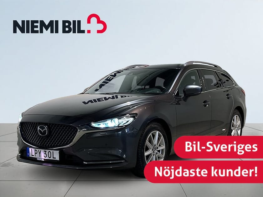 Bild 1 av Mazda 6 Wagon Optimum 10 års Garanti BOSE Mvärm HuD 360° SoV