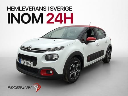 Citroën C3 1.2 PureTech 83hk M&K-Värmare CarPlay P-Sensorer