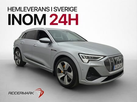 Audi e-tron 55 quattro 408hk Q S-Line B&O Pano HUD Luftfjäd 360°