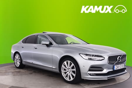 Volvo S90 T5 Inscription 254hk Pano Navi Drag B-Kam CarPlay Elstol Läder Värmare