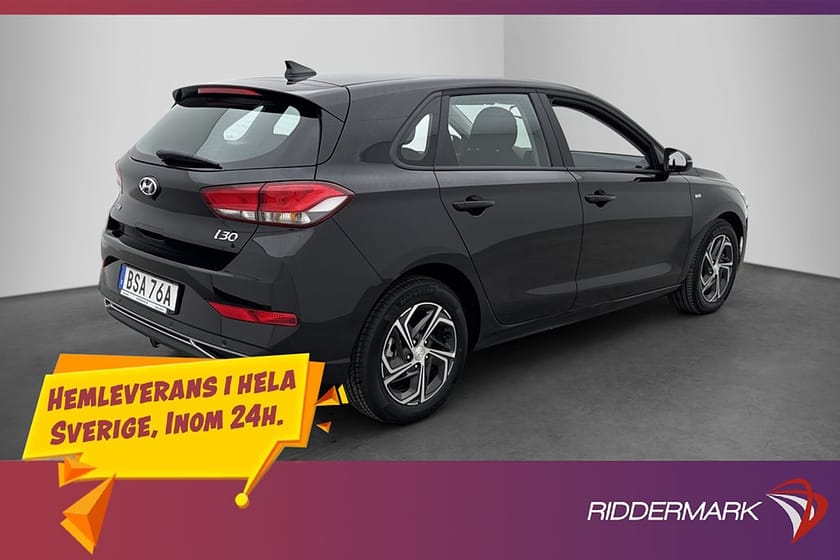 Bild 5 av Hyundai i30 1.0 Kamera Adaptiv-fart Rattvärme Apple CarPlay