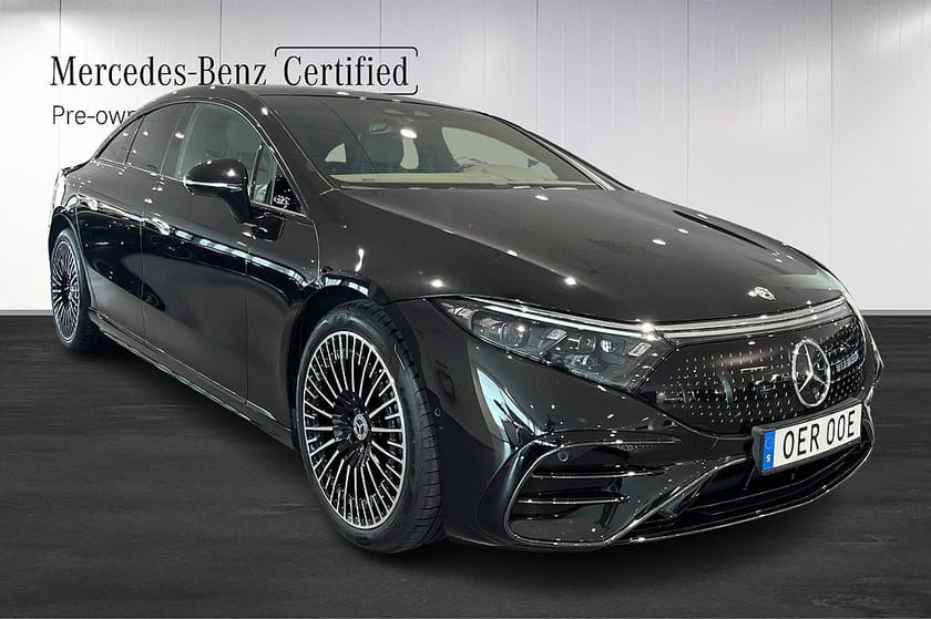 Bild 2 av Mercedes-Benz EQS 580 4MATIC AMG Line BURMESTER//PANO//SUPERCREEN//DRAG