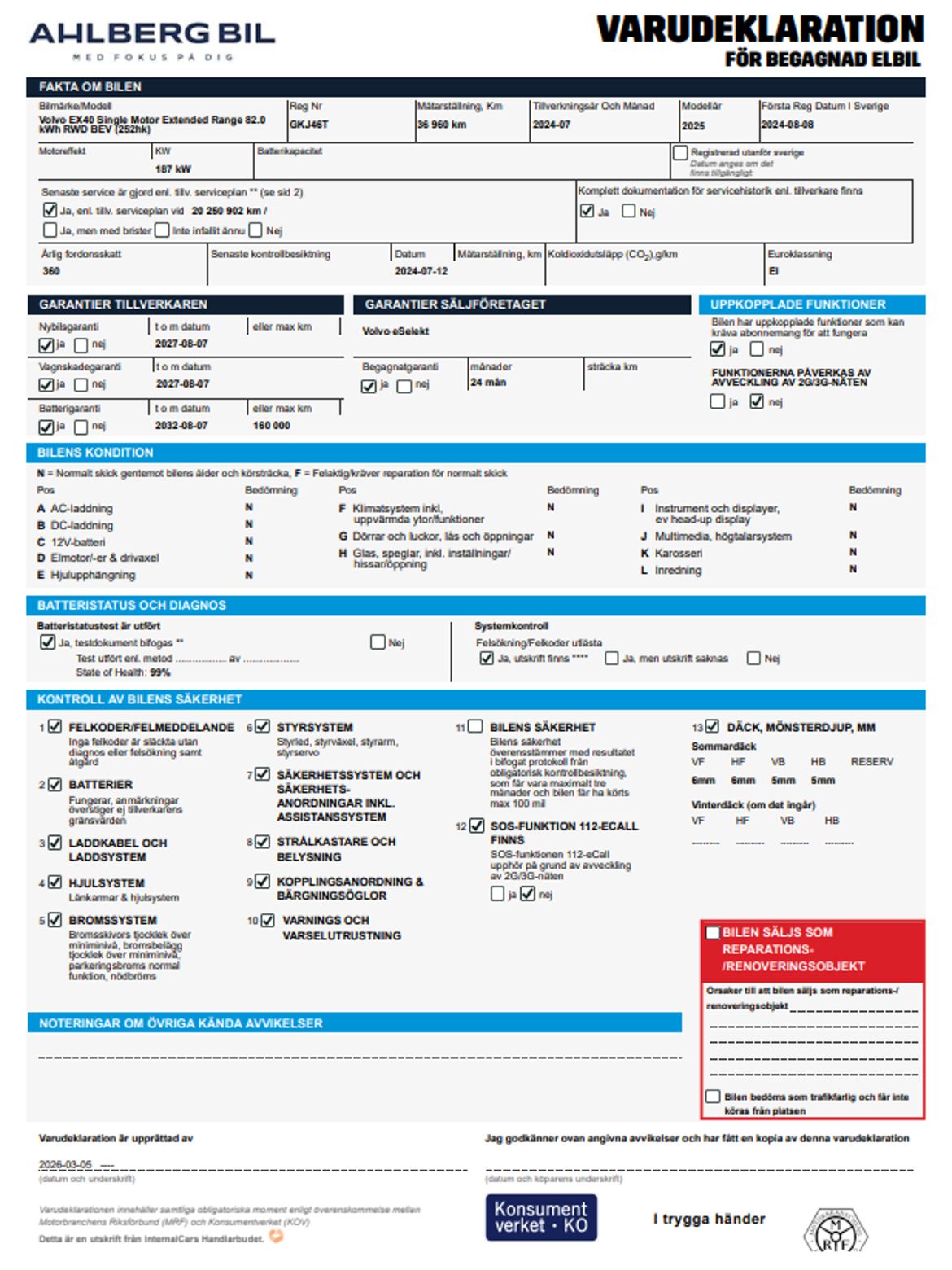 Volvo EX40 2025 - miniatyr 19