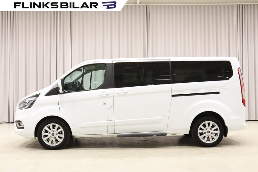 Bild 1 av Ford Tourneo Custom 320 130HK L2 Automat|9-Sits|LED|NyKamrem|Leasbar