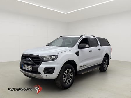 Ford Ranger Dubbelhytt Wildtrak 213hk 4x4 Värmare Drag Diff Kamera Moms