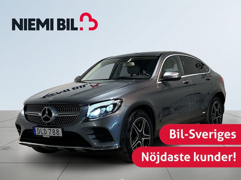 Bild 1 av Mercedes-Benz GLC 220 d Coupé 4MATIC 4M 9G AMG Dvärm Burmester 360° Kamera SoV