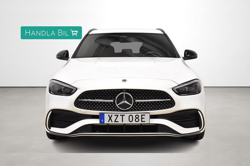 Bild 3 av Mercedes-Benz C 220 T d AMG-Line Värmare Night Premium Drag