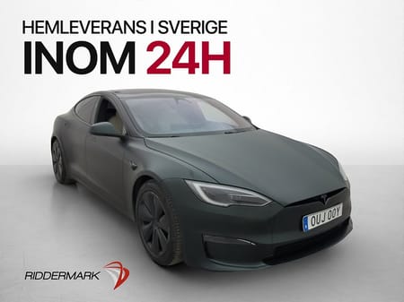 Tesla Model S Long Range Autopilot Yoke Dragkrok Svensksåld
