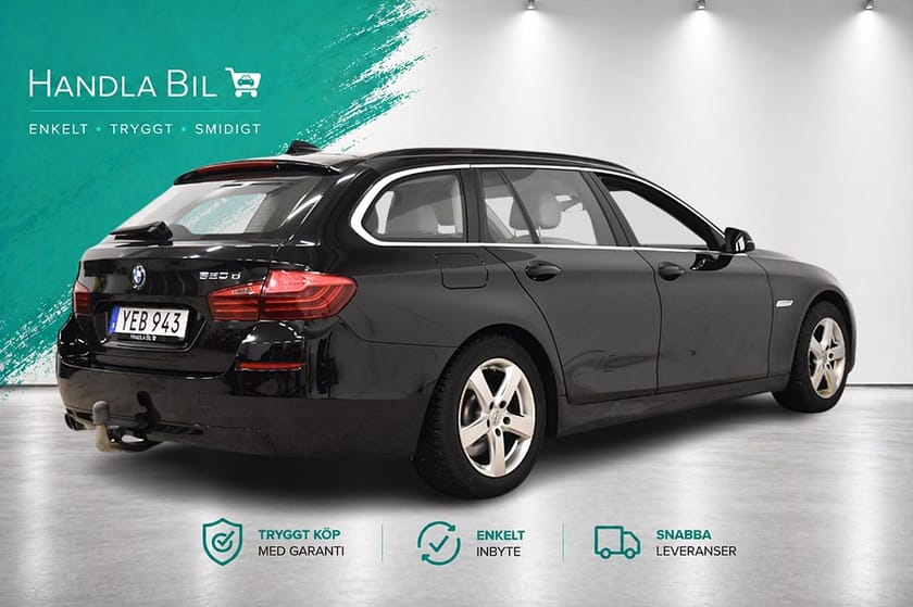 Bild 5 av BMW 520d Touring Aut Drag Rattvärme Pdc Skinn Nybes 190hk