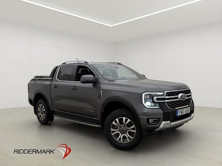 Ford Ranger Dubbelhytt Platinum 240hk e-4WD Värm Drag Skinn Släde Moms