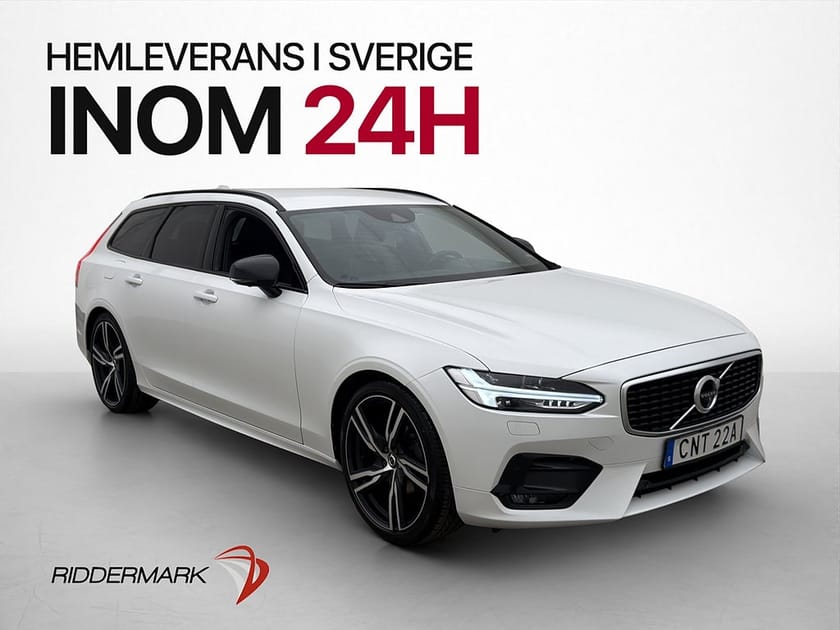 Bild 1 av Volvo V90 D4 AWD R-Design H/K-Ljud 360°Kamera Navi Elstol