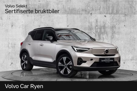 Volvo XC40 Recharge Single Motor Extended Range El. Ultimate 252Hk. Topputstyrt!