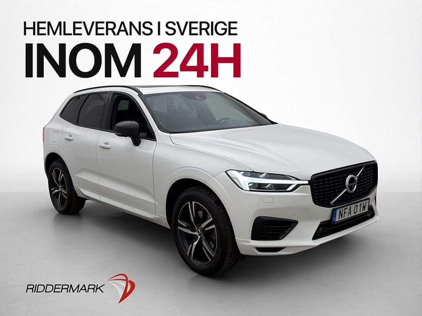 Bild 1 av Volvo XC60 T6 340hk AWD R-Design Värmare Pano H/K 360° Drag