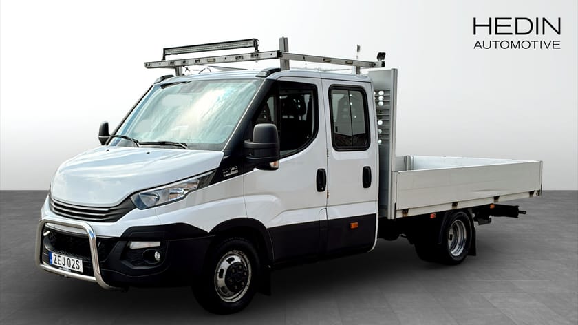 Bild 1 av Iveco Daily 35-180 Chassis Cab Dubbelhytt Flakbil