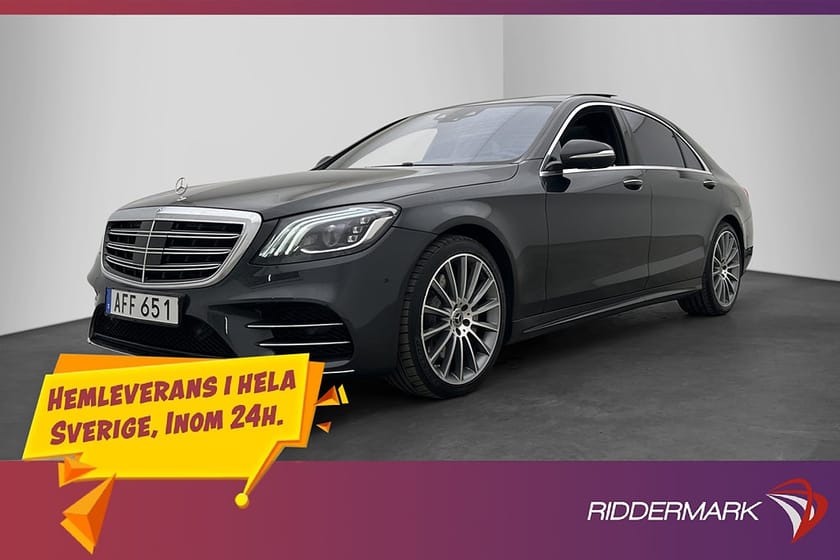 Bild 2 av Mercedes-Benz S 400 d 4MATIC L 400d 4M AMG Airmatic Pano Burm 360° HUD