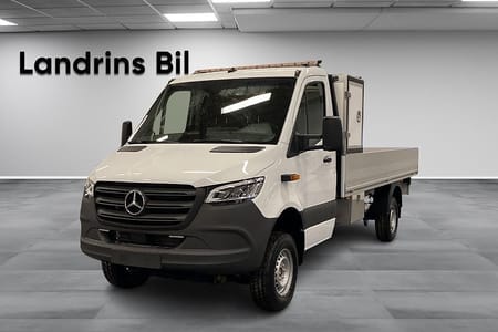 Mercedes-Benz Sprinter 319 CDI 4x4 Chassi A3, 4x4, Flak,  "KOMMUNLÅDA"