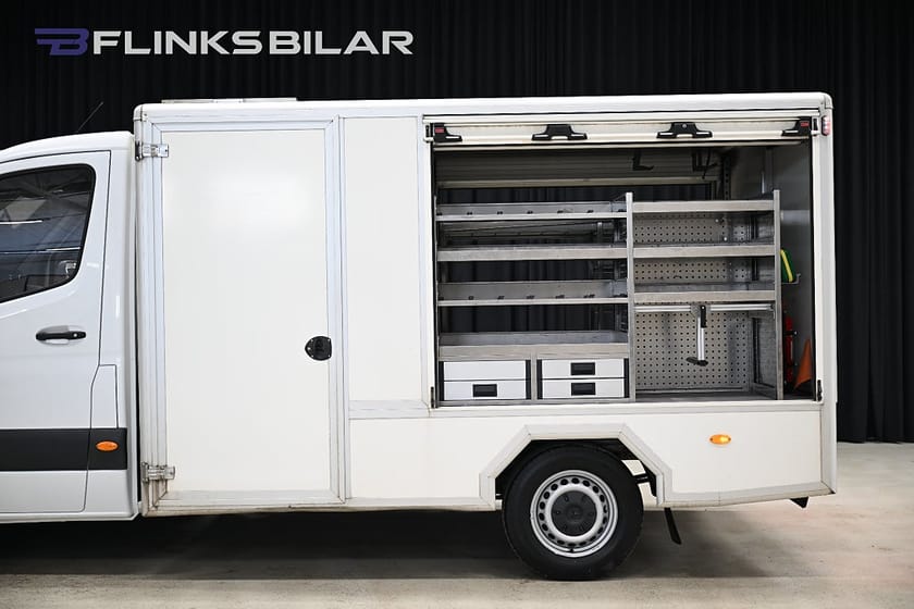 Bild 5 av Mercedes-Benz Sprinter 316 CDI Chassi Servicebil|Påbyggnad|AlucaInredd|Uppvärmt-Skåp|Moms