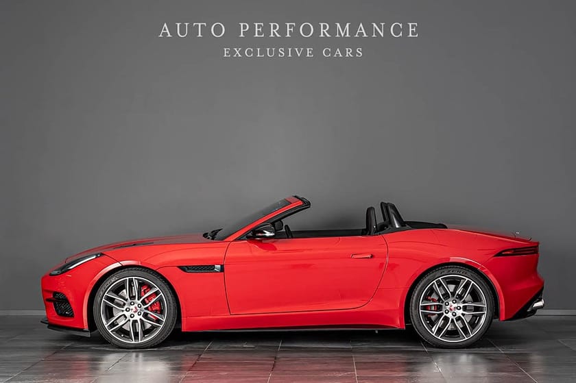 Bild 3 av Jaguar F-Type R Cabriolet Cab V8 550hk Black Pack / Hemleverans /