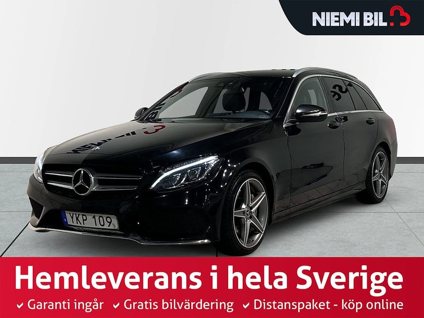 Bild 1 av Mercedes-Benz C 220 T d 9G-Tronic AMG Line Drag Dvärm Psens Skinn SoV