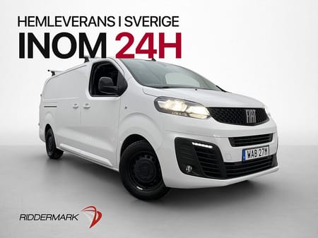 Fiat E-Scudo 75 Skåpbil L3 136hk Kamera 3-Sits Farthållare CARPLAY Moms