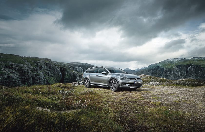 Nu är den här. Golf Alltrack. bakgrundsbild