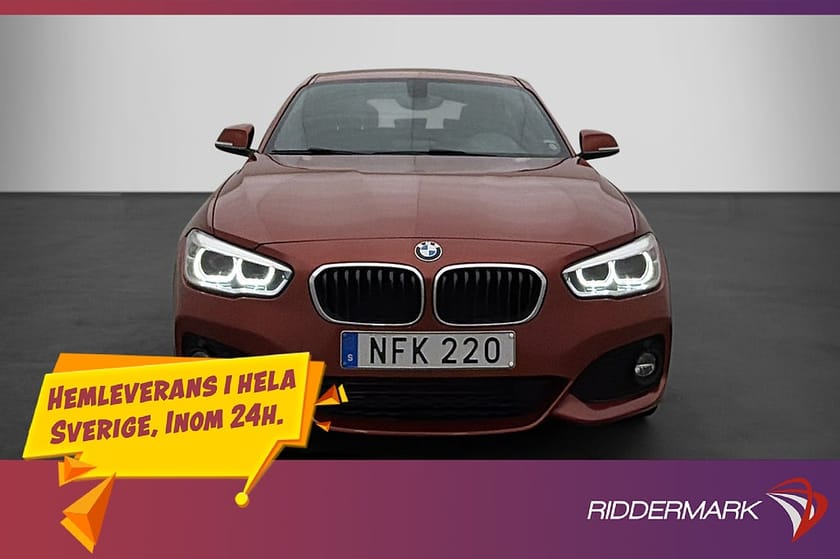 Bild 2 av BMW 118i Steptronic 136hk M Sport Sensorer Skinnklädsel