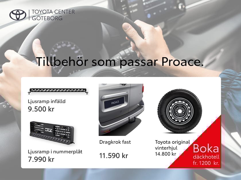 Bild 2 av Toyota Proace LONG 2,0 120 AUTOMAT Professional 2 dörrars