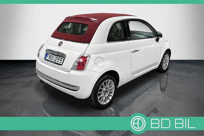 Bild 4 av Fiat 500C Fiat 1.2 LOUNGE TAKLUCKA NYSERVAD