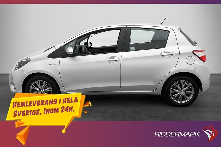 Bild 5 av Toyota Yaris Hybrid e-CVT 101hk Active Kamera Farthållare