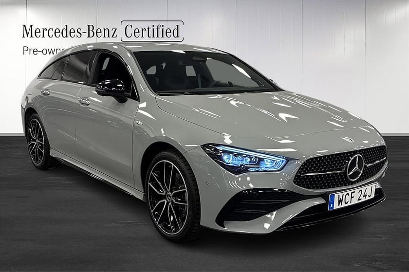 Bild 2 av Mercedes-Benz CLA 250 e Shooting Brake 250e AMG Burmester 360° Värmare