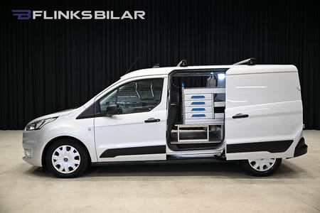 Ford Transit Connect 210 LWB L2 100HK Automat|Inredd|Dubbeldörr|Dubbelgolv