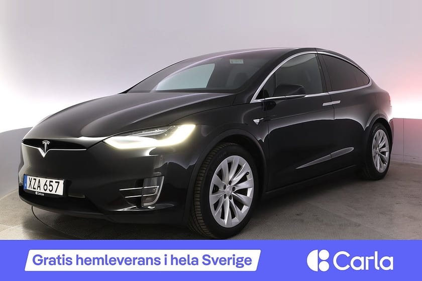 Bild 1 av Tesla Model X 90D AWD 7-sits EAP Pano Luftfjädring 4.99%