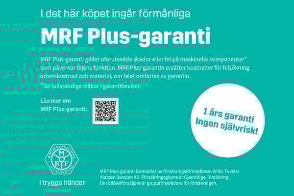 MRF PLUS-GARANTI 12MÅN