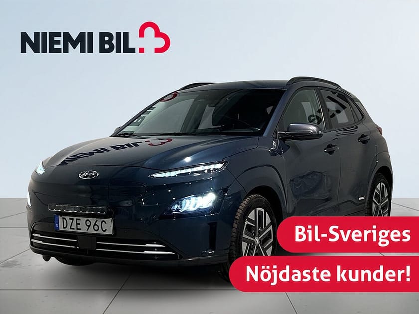 Bild 1 av Hyundai Kona Electric 64 kWh Kamera GPS Rattvärme Krell LED-ramp Psens SoV